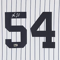 Maillot réplique blanc Nike autographié par Max Fried des Yankees de New York
