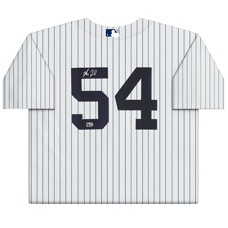 Maillot réplique blanc Nike autographié par Max Fried des Yankees de New York