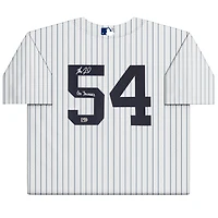Max Fried New York Yankees Autographed White Nike Replica Jersey with "Go Yankees" Inscription 