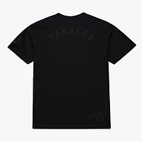 T-shirt noir Mitchell & Ness New York Yankees Cooperstown Collection Phantom pour homme