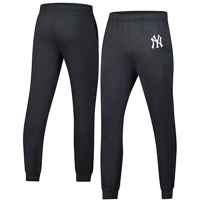 Pantalon de jogging en polaire pour homme Fanatics Heather Charcoal New York Yankees