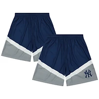 Short FOCO bleu à blocs de couleurs pour homme des Yankees New York