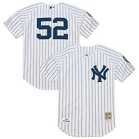 Men's Mitchell & Ness CC Sabathia White New York Yankees 2009 Cooperstown Collection Authentic Jersey
