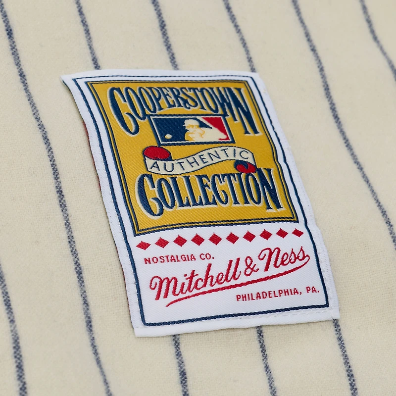 Men's Mitchell & Ness Mickey Mantle Cream New York Yankees 1951 Cooperstown Collection Authentic Jersey
