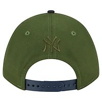 Casquette ajustable New Era 9FORTY A-Frame City Feature New York Yankees vert foncé pour homme