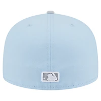 Men's New Era  Light Blue/Gray New York Yankees Color Pack Two-Tone 59FIFTY Fitted Hat