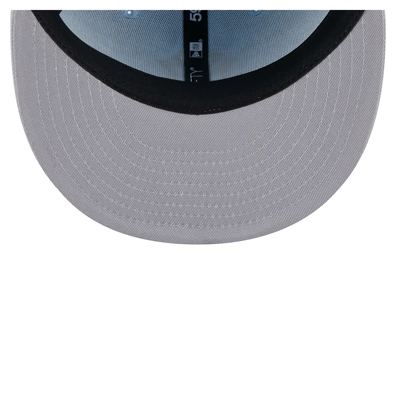 Men's New Era  Light Blue/Gray New York Yankees Color Pack Two-Tone 59FIFTY Fitted Hat