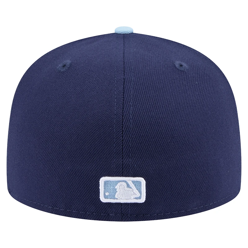 Men's New Era  Navy/Light Blue New York Yankees Color Pack Two-Tone 59FIFTY Fitted Hat