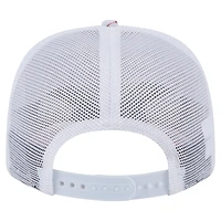 Casquette extensible à bouton-pression 9SEVENTY Flamingo New Era blanche des Yankees de New York pour homme