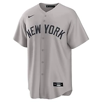 Men's Nike Gerrit Cole Gray New York Yankees Alternate Replica 2.0 Player Jersey