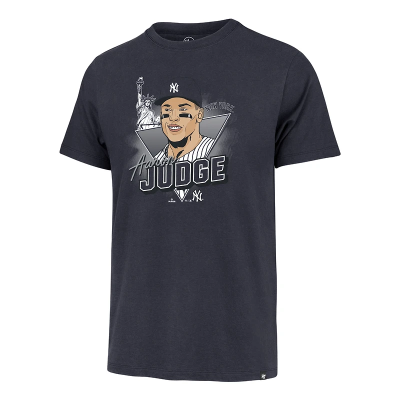 Men's Profile Aaron Judge Navy New York Yankees Big & Tall Caricature Player T-Shirt