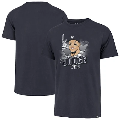 Men's Profile Aaron Judge Navy New York Yankees Big & Tall Caricature Player T-Shirt