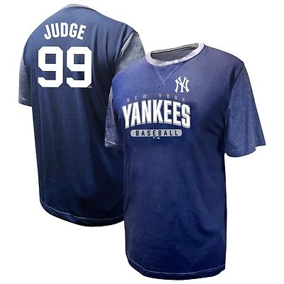 Men's Profile Aaron Judge Navy New York Yankees Big & Tall Name Number T-Shirt