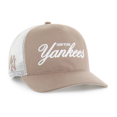 Men's '47  Brown New York Yankees Foundational Mesh Hitch Adjustable Hat