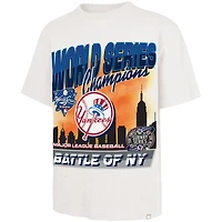 Men's '47 Cream New York Yankees 2000 World Series Champions Showcase MVP Foundation T-Shirt