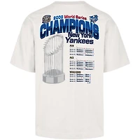 T-shirt crème « 47 » pour homme des Yankees de New York, champion la Série mondiale 2000, Showcase MVP Foundation