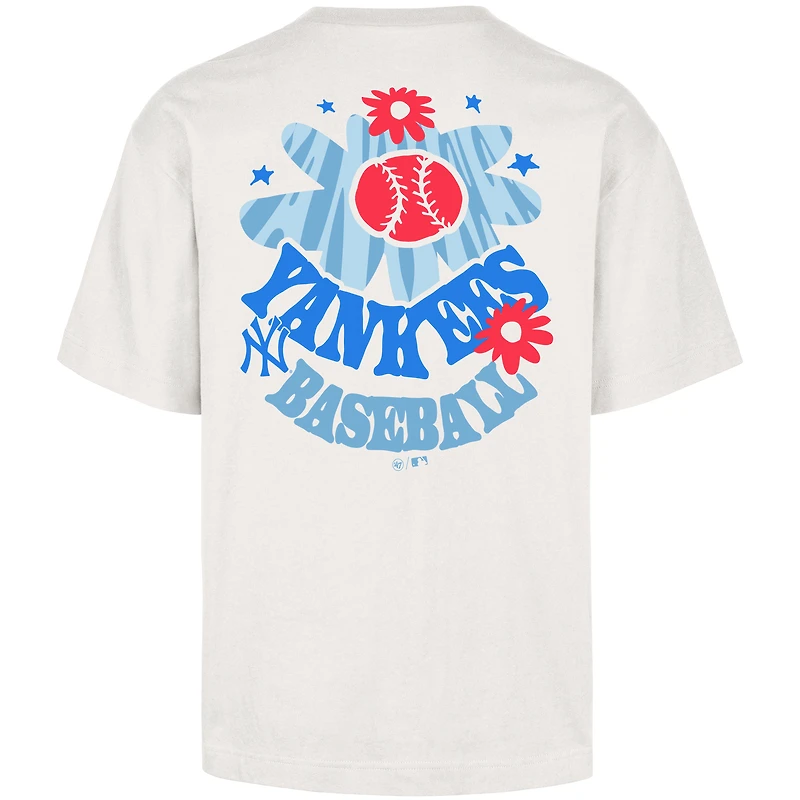 Men's '47 Cream New York Yankees Flora Foundation T-Shirt