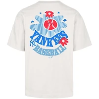Men's '47 Cream New York Yankees Flora Foundation T-Shirt