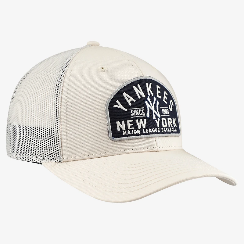 Men's '47 Cream New York Yankees Leland Adjustable Trucker Hat