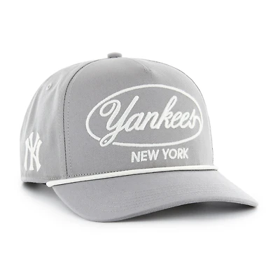 Men's '47 Gray New York Yankees Foundational Hitch Adjustable Hat