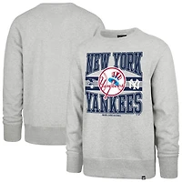 Sweat-shirt à capuche gris New York Yankees '47 pour homme