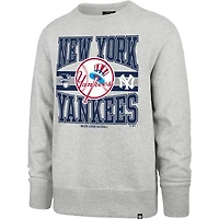 Sweat-shirt à capuche gris New York Yankees '47 pour homme