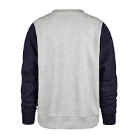Sweat à capuche rétro New York Yankees gris chiné pour homme, modèle 47