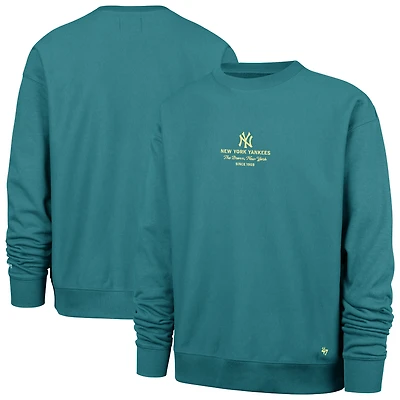 Sweat-shirt homme vert chasseur des Yankees de New York, collection Anderson Foundation, numéro 47