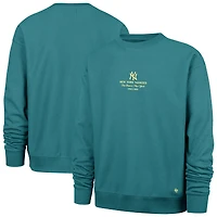 Sweat-shirt homme vert chasseur des Yankees de New York, collection Anderson Foundation, numéro 47