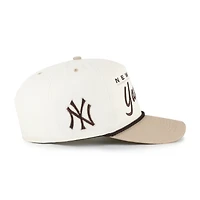 Men's '47  Natural/Tan New York Yankees Neutral Terrain Hitch Rope Adjustable Hat