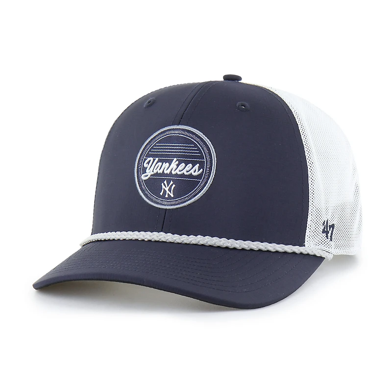 Men's '47 Navy/White New York Yankees Fairway Trucker Adjustable Hat