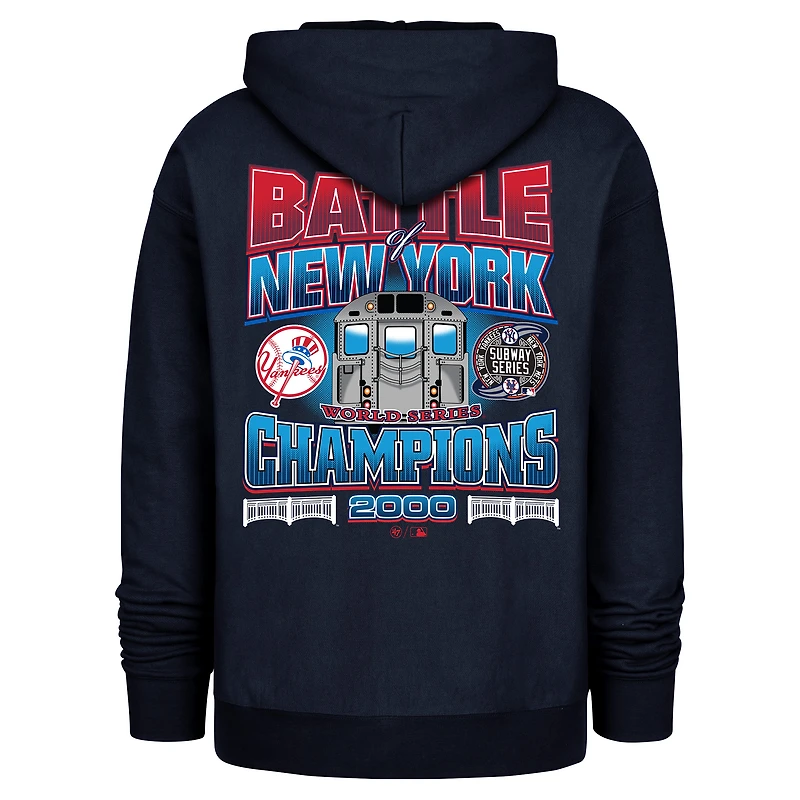 Sweat à capuche bleu marine '47 New York Yankees 2000 World Series Champions Showcase Backer pour homme
