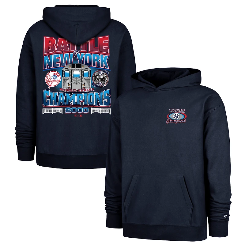 Sweat à capuche bleu marine '47 New York Yankees 2000 World Series Champions Showcase Backer pour homme