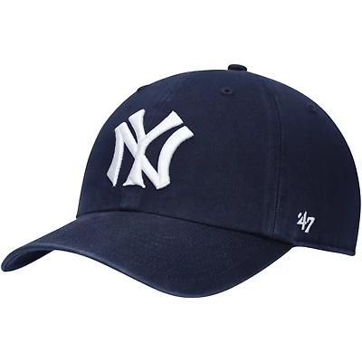 Casquette ajustable Clean Up de la collection Cooperstown avec logo New York Yankees '47 bleu marine pour hommes