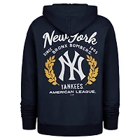 Sweat à capuche souvenir des Yankees de New York, bleu marine, modèle 47, la Fondation Laurels, pour homme