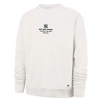 Sweat-shirt à col rond en polaire Anderson Foundation « 47 Sand New York Yankees » pour homme