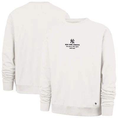 Sweat-shirt à col rond en polaire Anderson Foundation « 47 Sand New York Yankees » pour homme