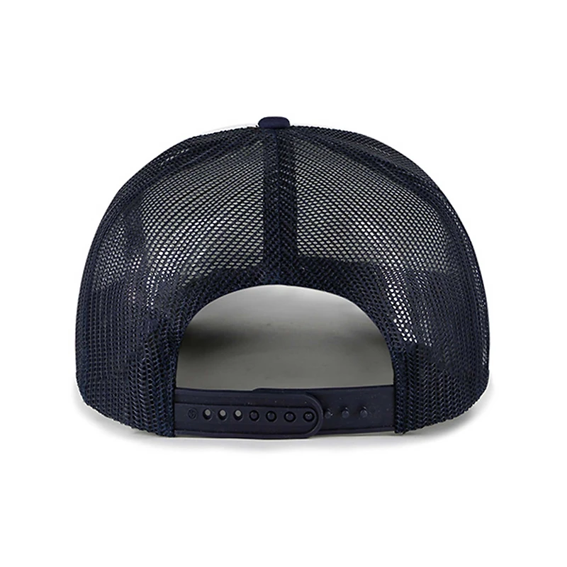 Men's '47 White New York Yankees Foam Front Script Trucker Snapback Hat