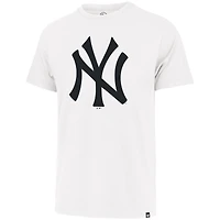 Men's '47  White New York Yankees Imprint Franklin T-Shirt