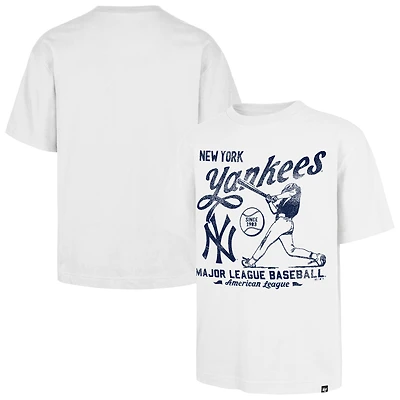T-shirt blanc « 47 » pour homme, édition régionale des Yankees de New York