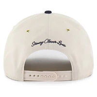 Men's '47 x Stoney Clover Lane  Natural/Navy New York Yankees Glitter Rope Hitch Adjustable Hat