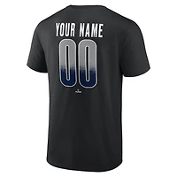 Men's Black New York Yankees Home Field Pop Personalized Name & Number T-Shirt