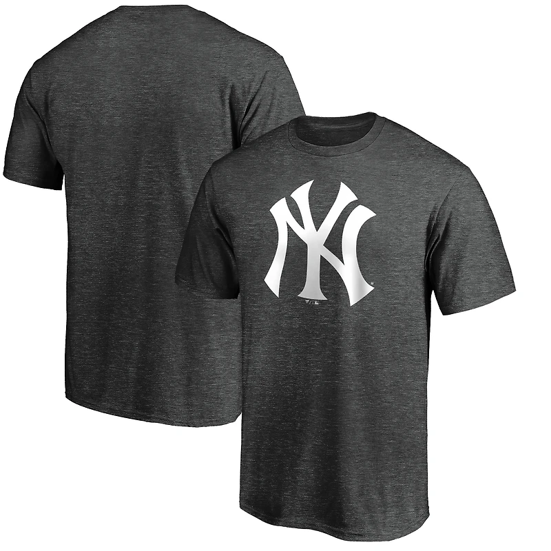Men's  Black New York Yankees Official Logo T-Shirt