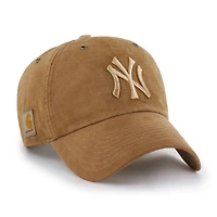 Casquette ajustable Carhartt x '47 marron New York Yankees Dyed Clean Up pour homme