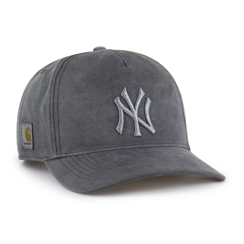 Men's Carhartt x '47 Charcoal New York Yankees Dyed Hitch Adjustable Hat