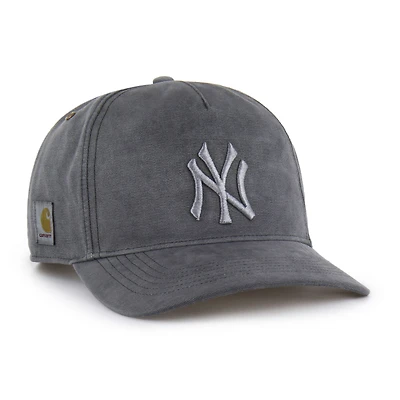Men's Carhartt x '47 Charcoal New York Yankees Dyed Hitch Adjustable Hat