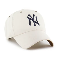 Men's Carhartt x '47 Natural New York Yankees Undyed Clean Up Adjustable Hat