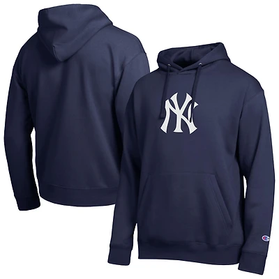 Sweat à capuche Champion bleu marine pour homme, logo brodé All Star des Yankees de New York