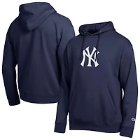 Sweat à capuche Champion bleu marine pour homme, logo brodé All Star des Yankees de New York