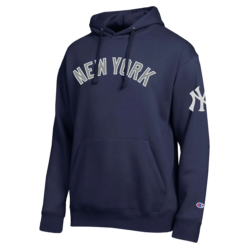 Sweat à capuche Champion bleu marine pour homme, logo All Star des Yankees de New York